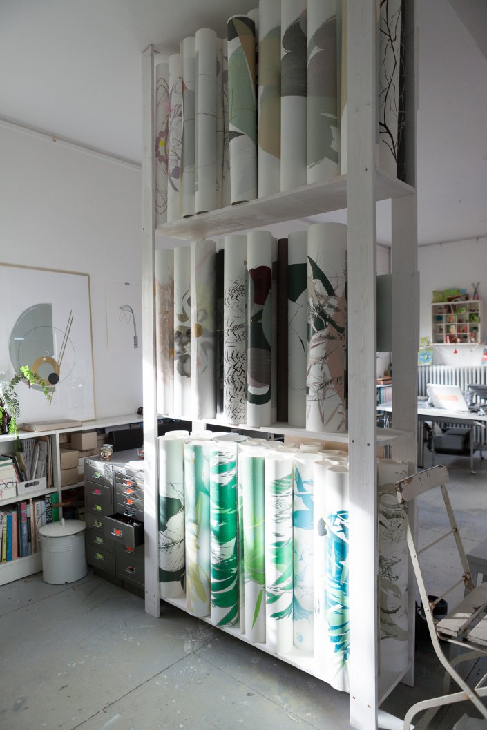 Atelier, Design, Editorial, Frau, Hamburg, Portrait, Susanne Thurn, Tapeten