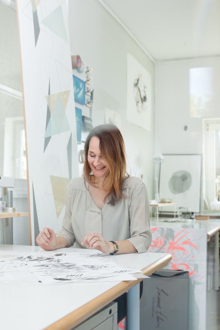 Atelier, Design, Editorial, Frau, Hamburg, Portrait, Susanne Thurn, Tapeten